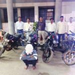 नांदेड स्थानिक गुन्हे शाखेने अंतरराज्य मोटारसायकल चोरी टोळीचा पर्दाफाश; ४ गुन्हे उघड, साडेतीन लाखांचा मुद्देमाल जप्त