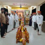 निमसाखर गावामध्ये श्री स्वामी समर्थ महाराजांची चैत्र पौर्णिमा अति उत्साहात साजरी