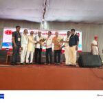 उदगीर येथीलअ.भा.मराठी पत्रकार परिषदेच्या राष्ट्रीय अधिवेशनात भोकर तालुका मराठी पत्रकार संघाच्या वतीने एस.एम.देशमुख यांचा सत्कार